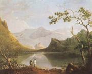 Richard  Wilson View of Snowdon from Llyn Nantlle (mk08) oil painting picture wholesale